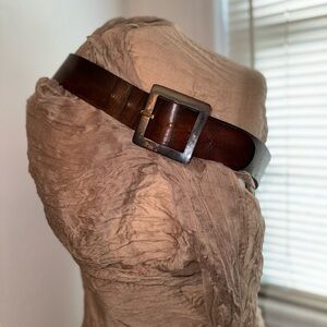 Gorgeous Vintage Handmade Leather Belt